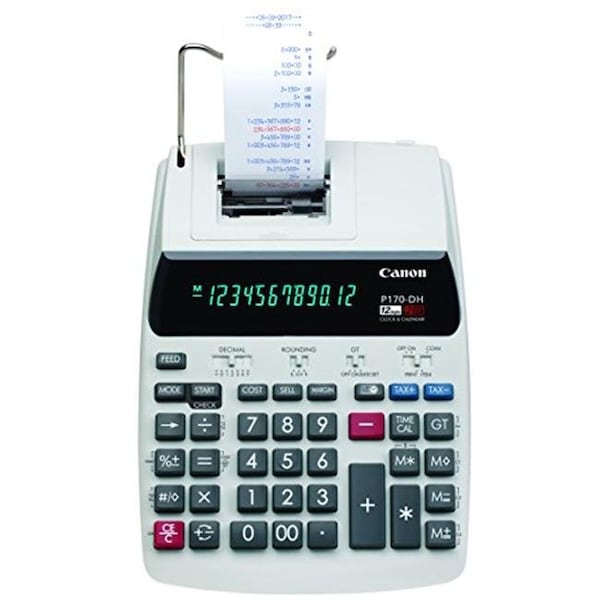 Canon Canon CNMP170DH3 Desktop Printing Calculator 12 Digit with Currency Conversion & Clock CNMP170DH3 - main
